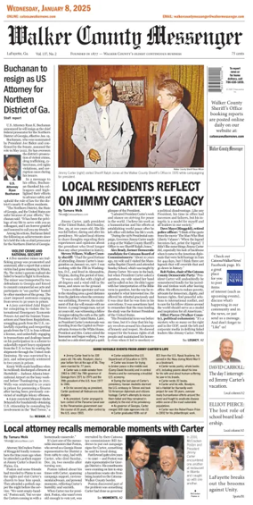 Cover of Walker County Messenger