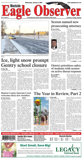 Cover of Westside Eagle-Observer