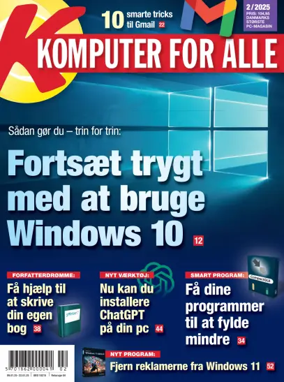 Cover of Komputer For Alle (Denmark)