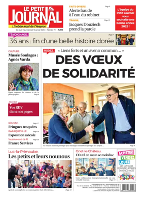 Cover of Le Petit Journal - L'hebdo local de l'Aveyron