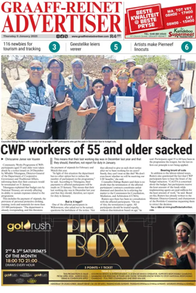 Cover of Graaff-Reinet Advertiser