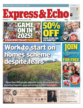 Cover of Express & Echo (City & East Devon Edition)