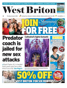 Cover of West Briton (Falmouth Penryn Helston The Lizard)