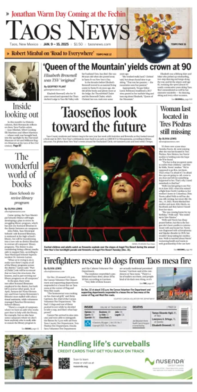 Cover of The Taos News