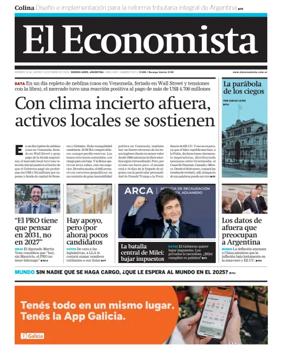 Cover of El Economista (Argentina)