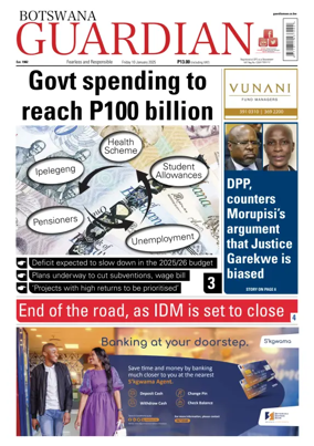 Cover of Botswana Guardian