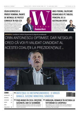 Cover of Romania Libera - Friday Edition