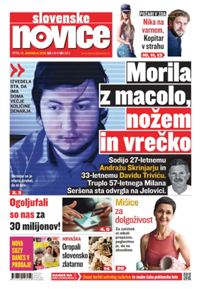 Cover of Slovenske Novice