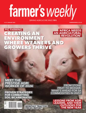 Cover of Farmers Weekly (South Africa)