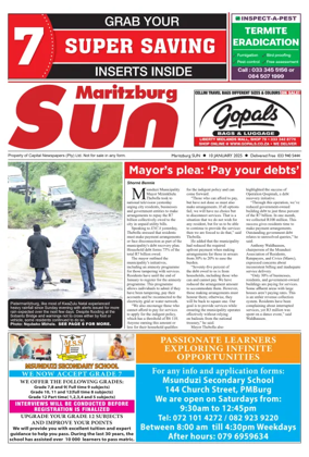 Cover of Maritzburg Sun (South Africa)
