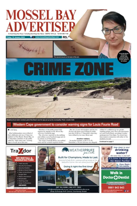 Cover of Mossel Bay Advertiser