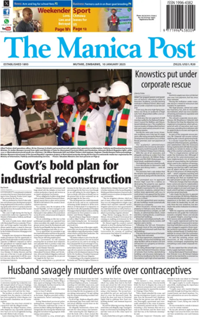 Cover of The Manica Post