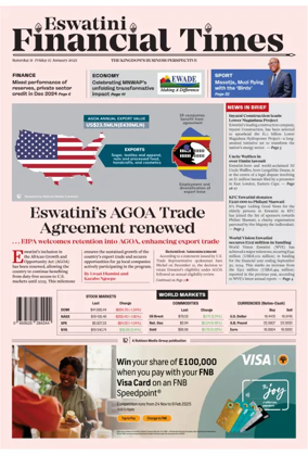 Cover of Eswatini Financial Times