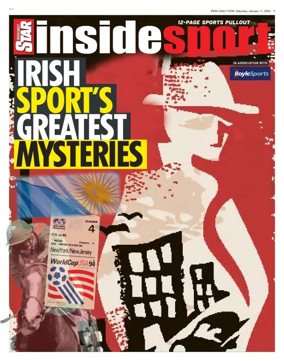 Cover of Irish Daily Star - Inside Sport