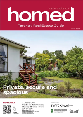 Cover of Homed Taranaki Daily News
