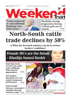 Cover of Weekly Trust