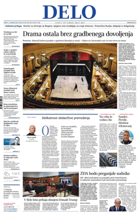 Cover of Delo (Slovenia)