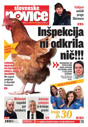 Cover of Slovenske Novice