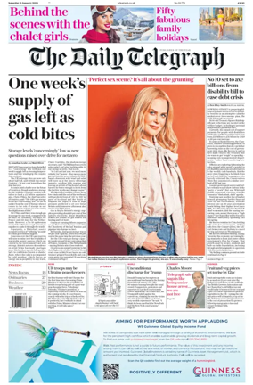 Cover of The Daily Telegraph - Saturday