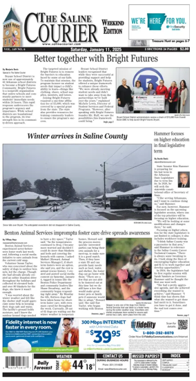 Cover of The Saline Courier Weekend