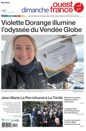 Cover of Dimanche Ouest France (Morbihan)