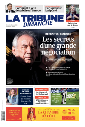 Cover of La Tribune Dimanche (France)