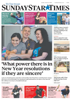 Cover of Sunday Star-Times