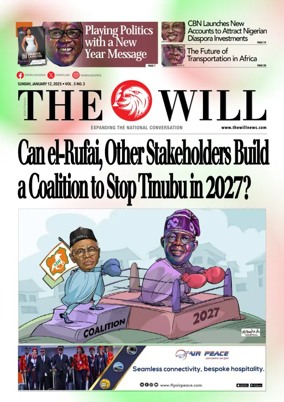 Cover of THEWILL NEWSPAPER