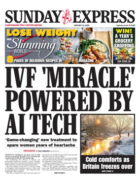 Cover of Sunday Express