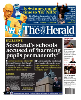 Cover of Sunday Herald
