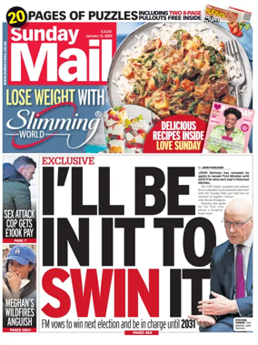 Cover of Sunday Mail (UK)
