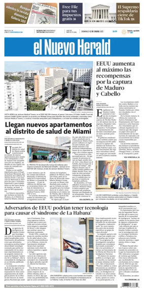 Cover of El Nuevo Herald (Sunday)