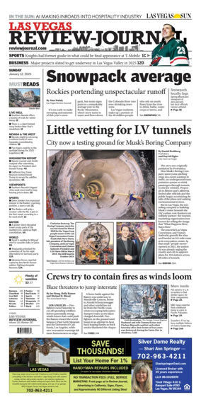 Cover of Las Vegas Review-Journal (Sunday)