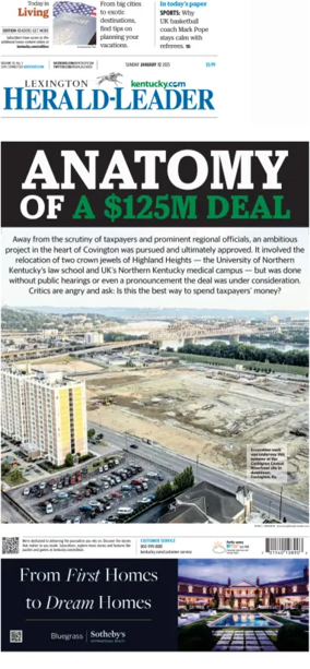 Cover of Lexington Herald-Leader (Sunday)