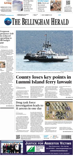 Cover of The Bellingham Herald (Sunday)