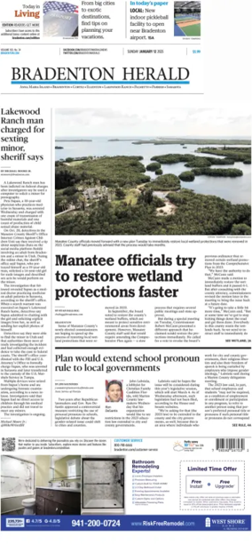 Cover of The Bradenton Herald (Sunday)