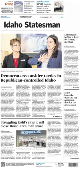 Cover of The Idaho Statesman (Sunday)