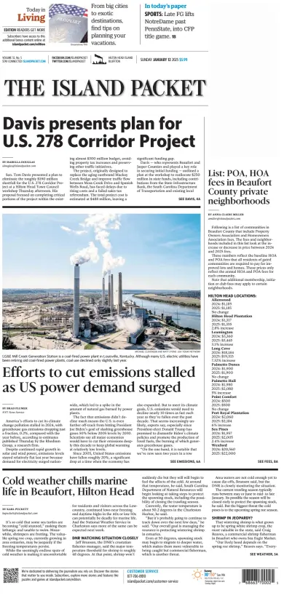 Cover of The Island Packet (Sunday)