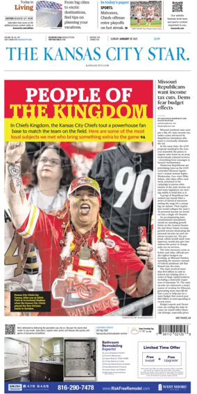 Cover of The Kansas City Star (Sunday)