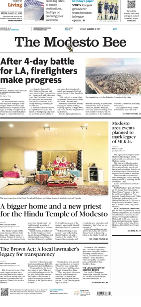 Cover of The Modesto Bee (Sunday)