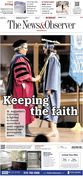 Cover of The News & Observer (Sunday)