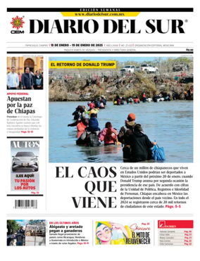 Cover of Diario del Sur