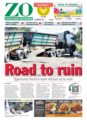 Cover of Zululand Observer - Monday