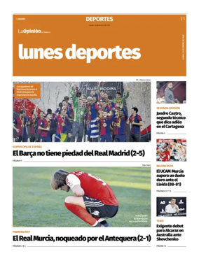 Cover of Lunes Deportes