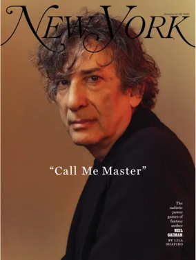 Cover of New York Magazine
