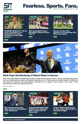 Cover of Stadium Rant