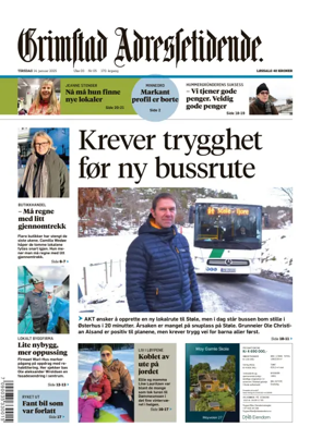 Cover of Grimstad Adressetidende