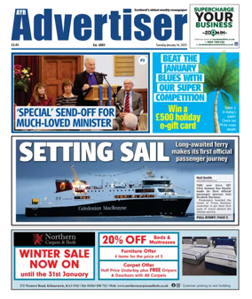 Cover of Ayr Advertiser