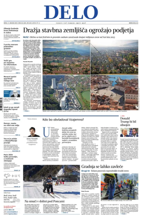 Cover of Delo (Slovenia)