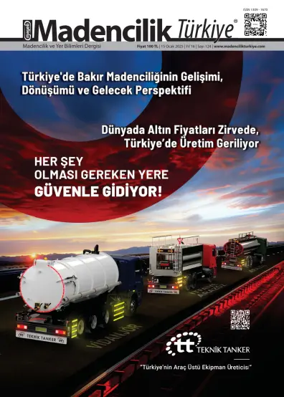 Cover of Madencilik Turkiye Dergisi